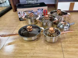 Marwa Yimmitel 12pc Stainless Steel Cookware Set