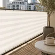 Dark Grey Balcony Privacy Shield - 1