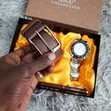 Jesou Men's 2-in-1 Gift Set: Wallet & Belt - 1