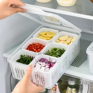 6-Grid Food Storage Container With Lid