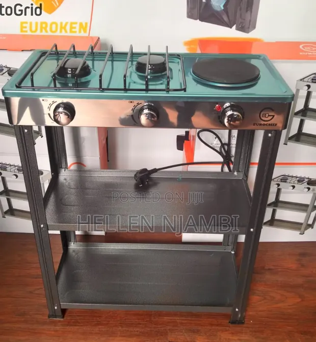 Eurochef Deluxe Gas Stove (Model: EC-6073 2+1) - 1