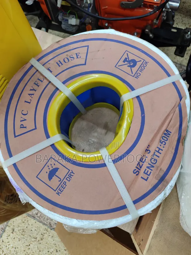 3-Inch PVC Layflat Water Discharge Hose - 50m - 1