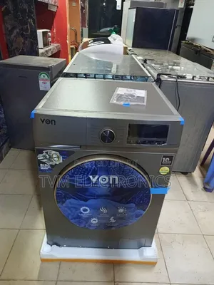 VON 12KG Front Load Washing Machine with Steam & Inverter