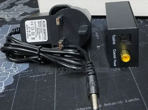 Analog to Digital Audio Converter RCA to Toslink/Coaxial - 1