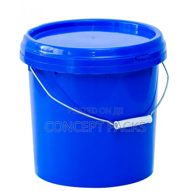 Ndoo ya Plastiki ya Viwandani ya Lita 20 Iliyopakwa Rangi - 1