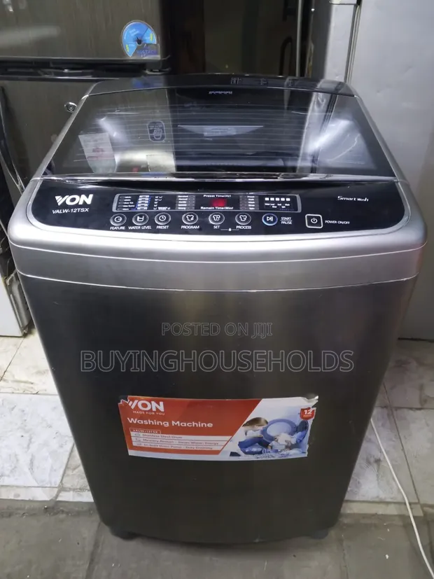 Von 12kg Mashine ya Kufulia ya Juu ya Kiotomatiki - 1