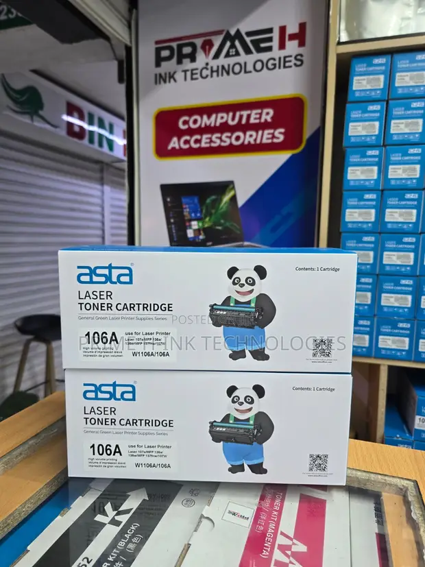 High Yield HP 106a Black Toner Cartridge - 1