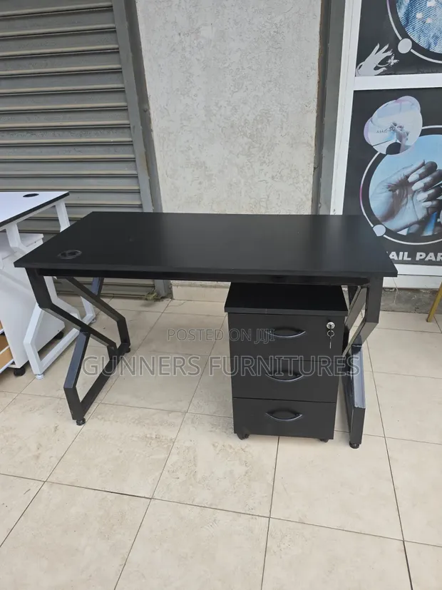 Boss Office Products Combination Desk and Pedestal - 1