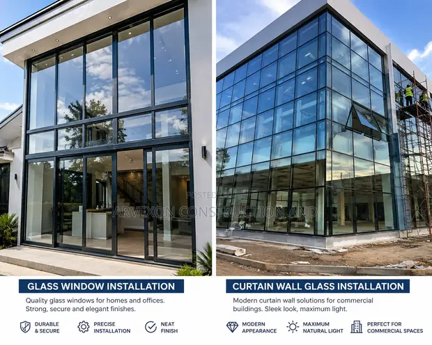 Glass Installation Services - Nairobi, Mombasa & Kisumu - 1