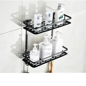 2-Tier Aluminum Bathroom Organizer