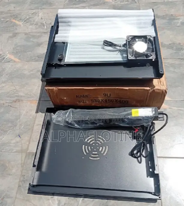 Durable 9U Network Cabinet 450x530x400mm - 1