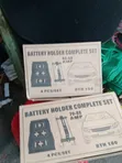 Battery Clamp Holder with Tray and Adjustable Brackets - 2