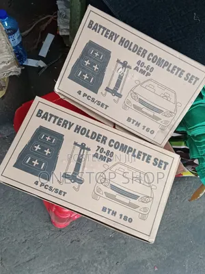 Brand New Car Battery Holder Set with Base Tray
