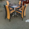 Elegant Branded Restaurant Set - 4 Chairs & Table - 1