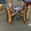 Elegant Branded Restaurant Set - 4 Chairs & Table - 2