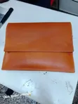 Genuine Leather Laptop Sleeve - Medium Brown - 1