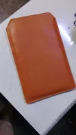 Genuine Leather Laptop Sleeve - Medium Brown - 2