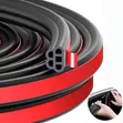 10m B-Shaped Noise Reduction & Waterproofing Rubber Strip - 1