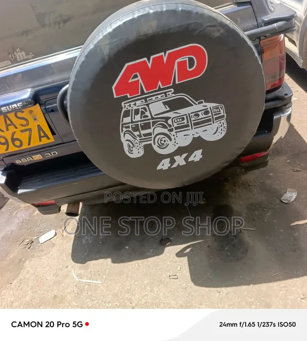16" Heavy Duty Spare Wheel Cover - Weather Resistant - 1