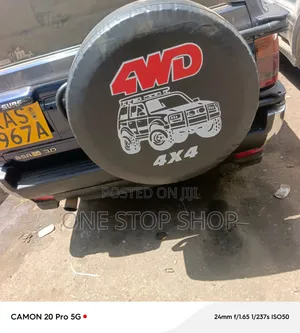 16" Heavy Duty Spare Wheel Cover - Weather Resistant