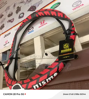 Nissan Nismo Branded Textured Grip Steering Cover