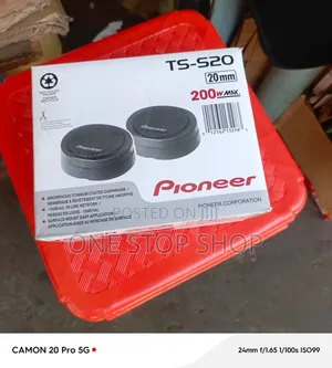 Pioneer 200W Max Power Tweeters - Clear High Frequency Treble