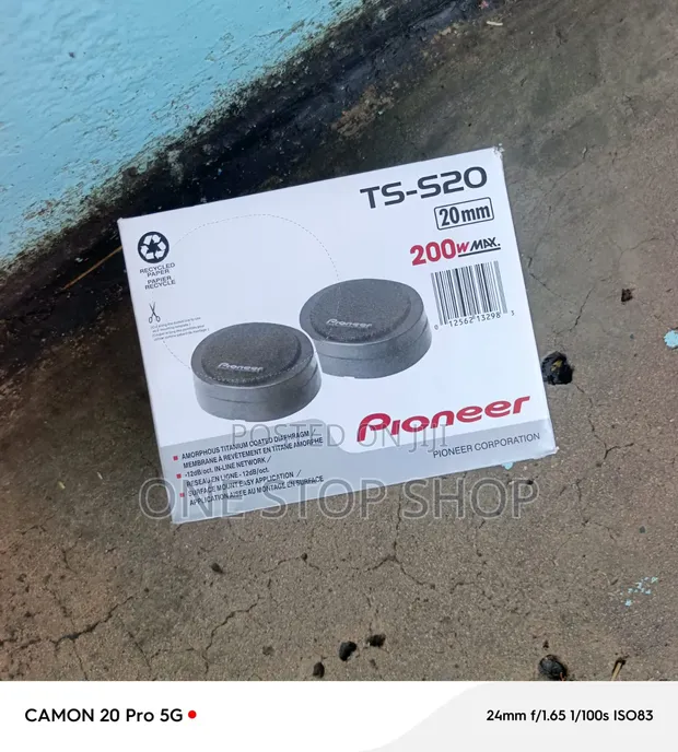 Pioneer Amorphous Titanium Coated PPS Dome Tweeters - 1