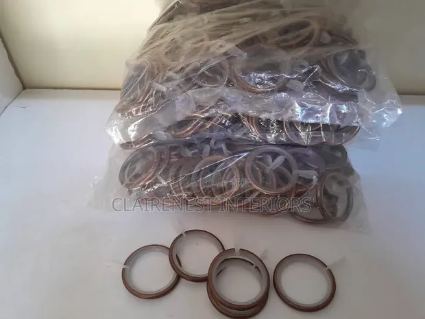 Quality Drapery Rings with Plastic Lining - 1