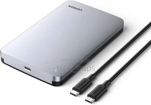 UGREEN USB-C HDD Enclosure Aluminum, 2.5 Inch - 1