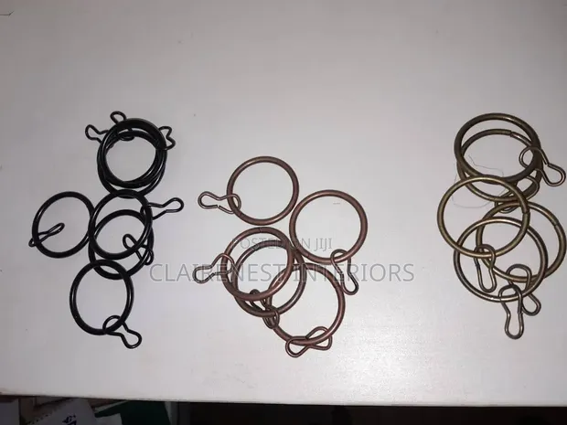 Stylish Hardware Curtain Rings - 1
