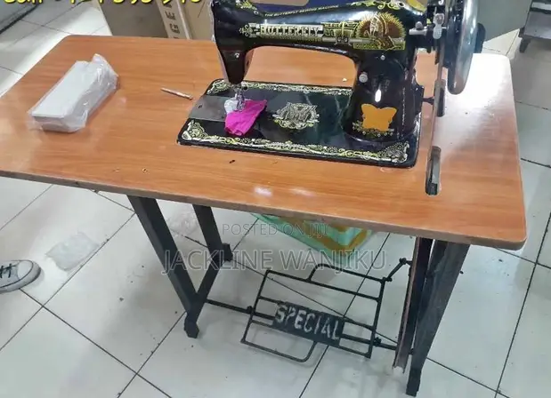 Brand New Butterfly Sewing Machine with Local Table - 1