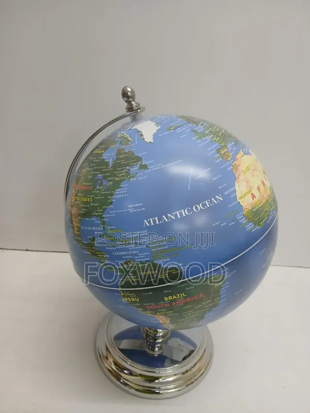 Rotating Globe World Map - 20cm Diameter - 1