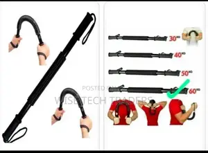 60KG Power Twister Spring Rod for Arms & Chest
