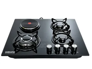 Globalstar GS-4G29 Gas Stove (3+1 Burners) with Gas Hood