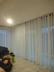 Plain White Window Sheers - Wide & Small - 1