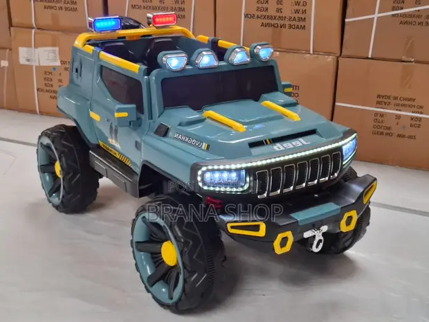 Grey Military Hummer Kids' Electric Car - 1