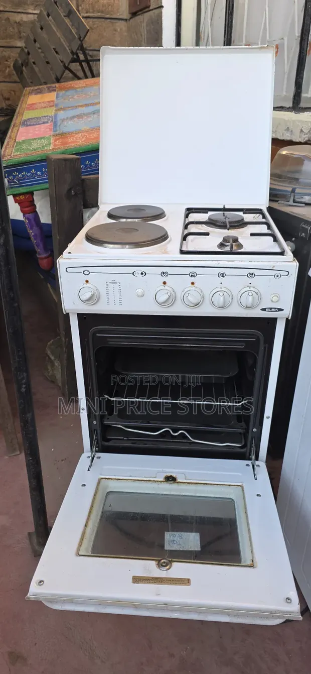 Elba 4-Burner Electric and Gas Cooker with Oven - 1