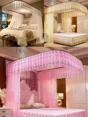 Ultra Fine Mesh Foldable Bed Net with 2 Stand Rails