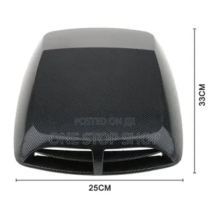 Universal Decorative Car Hood Scoop (Carbon Fiber Pattern, 33x25cm)
