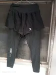 2-in-1 Gym Shorts with Compression Liner - 1