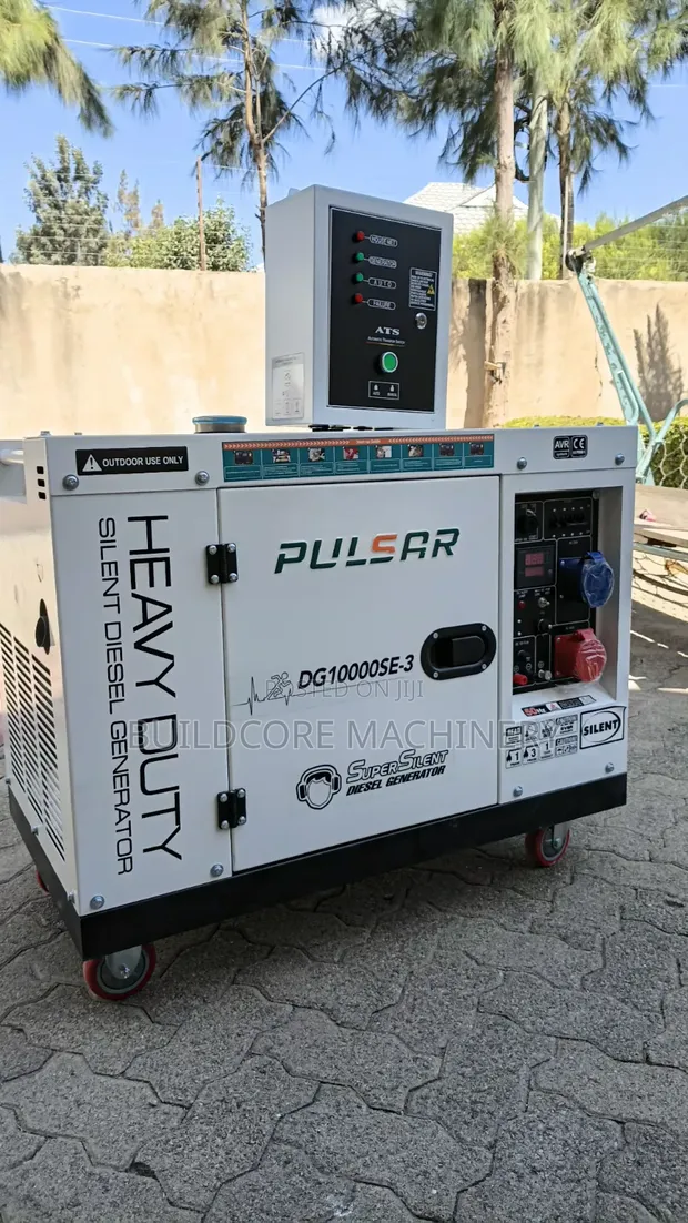 Pulsar 10kVA/8kW Dual Phase Silent Diesel Genset with ATS - 1