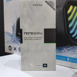 New Infinix Note 60 Pro 256GB Black