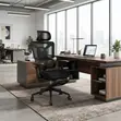 Executive Black Mesh Orthopedic Office Chairs - 3