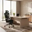 Executive Black Mesh Orthopedic Office Chairs - 4