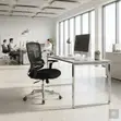 Adjustable Orthopedic Black Fabric Office Chair - 3
