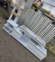 Modern TV Stand with LED Lights & Flower Decor Stand - 2