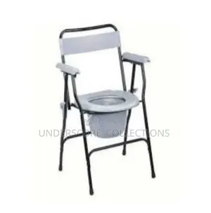 Portable Foldable Steel Commode Chair for Elderly
