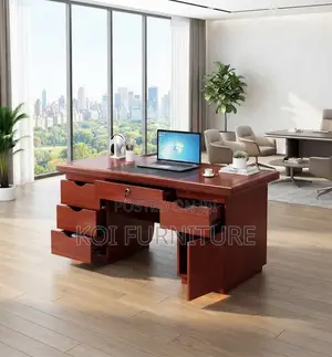 1200mm Brown Executive Home Office Desk