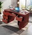 1200mm Brown Executive Home Office Desk - 3