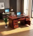 1200mm Brown Executive Home Office Desk - 5